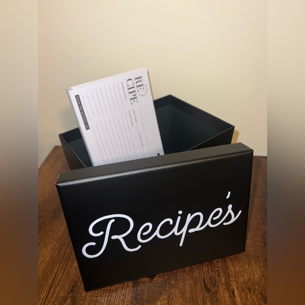 Recipe’s Box, Handcrafted